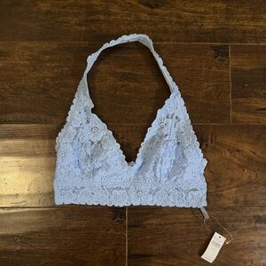 New Aerie Lace Halter Bralette Small